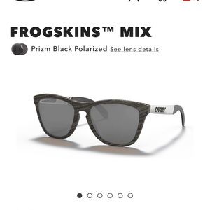 NWOT Oakley Frogskins Mix Prizm Black Polarized